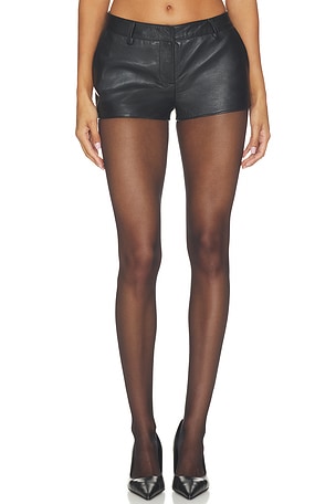 Valesia Leather Short retrofete