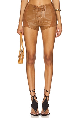 SHORT DE CAMURÇA AGDA retrofete