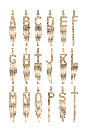 Alphabet Earrings