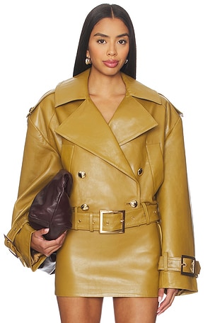 Malene Leather Jacket retrofete