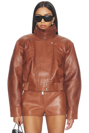Lykke Leather Jacket retrofete
