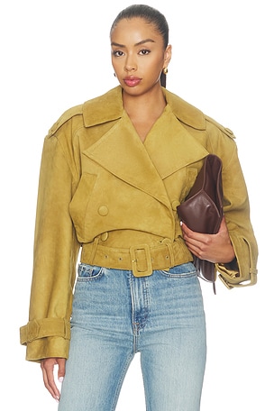 Rubee Suede Coat retrofete