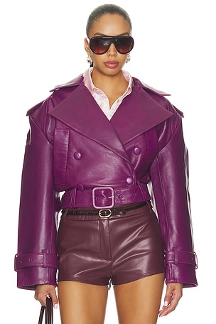 Malene Leather Jacket retrofete