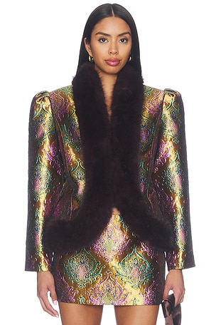 Delphira Brocade Jacket retrofete