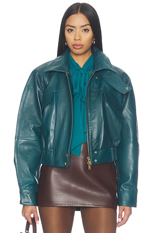 Lykke Leather Jacket retrofete