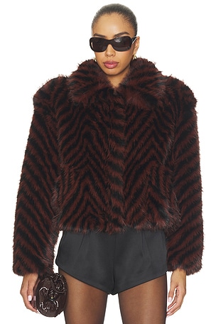Segrid Faux Fur Bomber retrofete