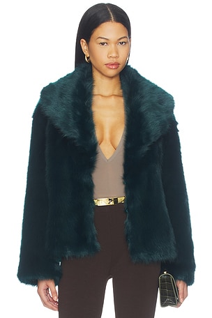 Olsen Faux Fur Jacket retrofete