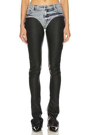 Aries Leathers Women's High-Rise Skinny Fit Ankle Pant, Women's