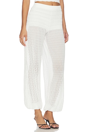 Retrofete pantalón devyn en color blanco