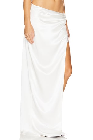 retrofete Reeve Maxi Skirt in White