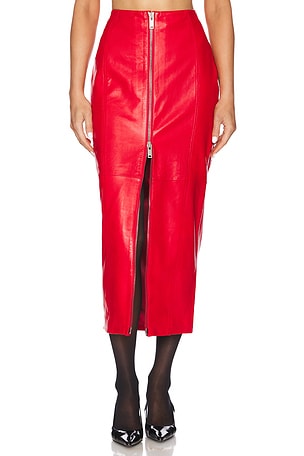 Lonny Leather Skirt retrofete