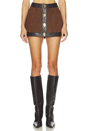 Lisbeth Leather Skirt retrofete