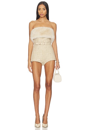 Concetta Tweed Romper retrofete