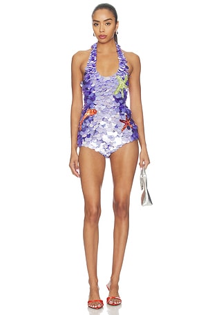 Isabele Embroidered Romper retrofete