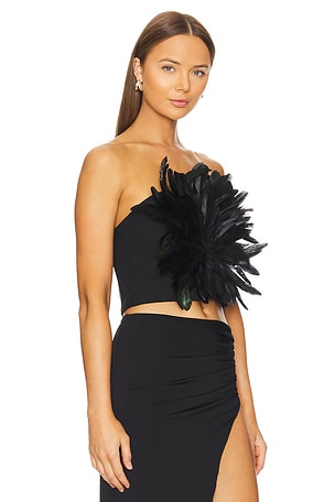 retrofete Nicki Top in Black