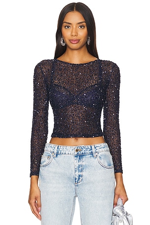 Torrey Sequin Top retrofete