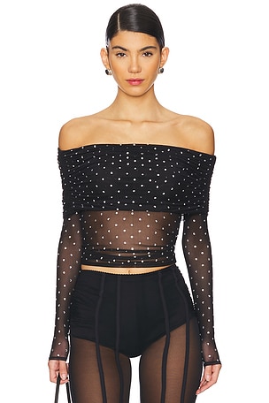 Oriana Mesh Top retrofete