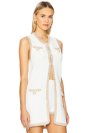 retrofete Peppa Vest in White