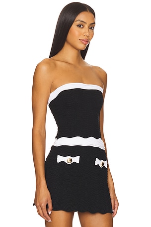 retrofete TOP EN MAILLE HART en Noir