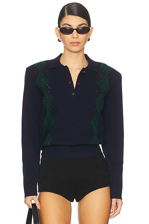 Nicolina Embellished Polo retrofete