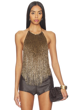Sable Fringe Top retrofete