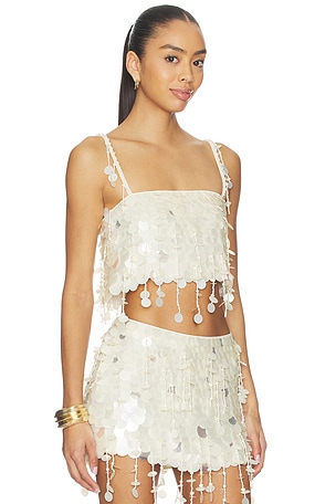 retrofete Eudora Top en Crème