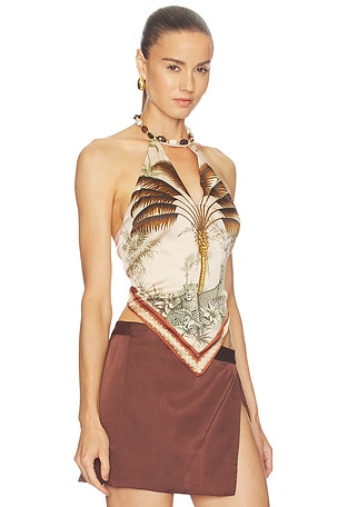retrofete Zaphira Top in Neutral