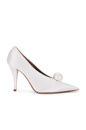 Corinna Satin Heel retrofete