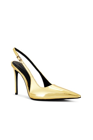 retrofete Cindy Slingback in Metallic Gold