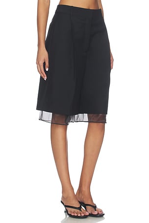 Rohe Organza Lined Shorts in Black
