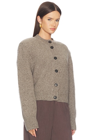 Rohe Statement Mouline Cardigan in Taupe
