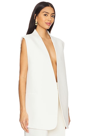 Rohe Sleeveless Blazer in Cream