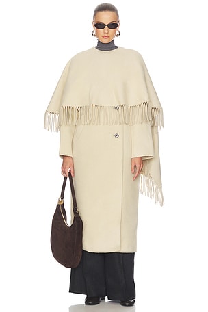 Double-faced Fringe Coat Rohe