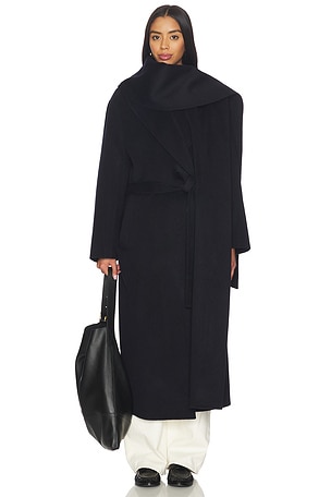 Signature Double-faced Scarf Coat Rohe