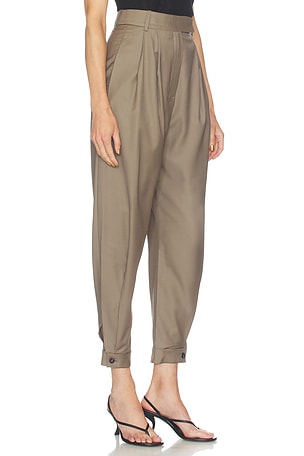 Rohe Tailored Cuff Trousers in Brown