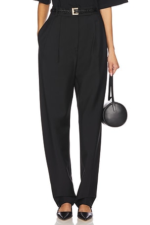 Round Leg Shaped Tailored Trousers Rohe