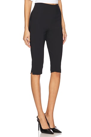 Rohe pantalones capri de scuba en color negro