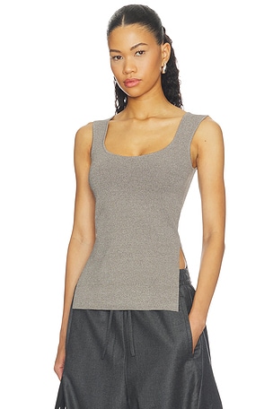 Bustier Shaped Side Slit Top Rohe