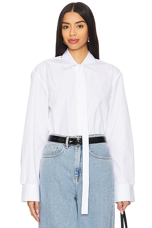 Deconstructed Cotton Shirt Rohe