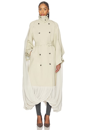 Draped Trench Coat ROKH