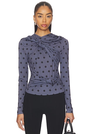 Knotted Jersey Top ROKH