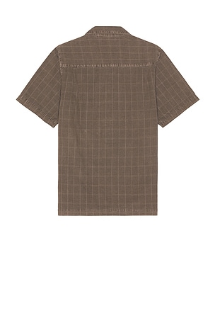 ROLLA'S Tile Cord Bowler Shirt in Brown