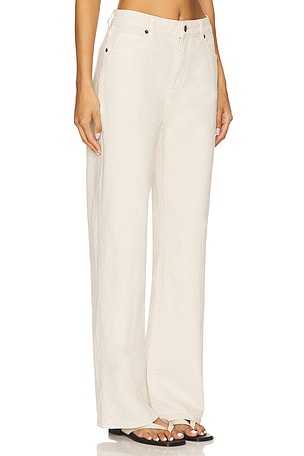ROLLA'S Kate Baggy Jeans in Cream