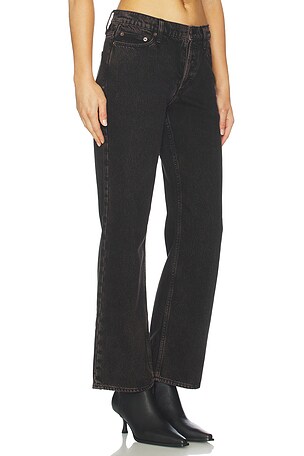 ROLLA'S 90s Boyfriend Jeans in Chocolate. Size 34. Also