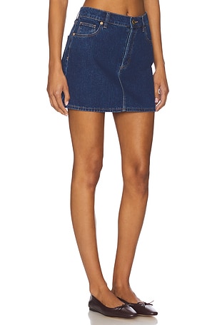 ROLLA'S 90s Relaxed Mini Skirt in Blue