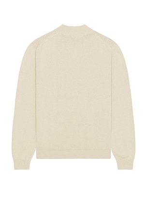 Rhone Commuter 1/4 Zip Sweater in Cream. Size S. Also