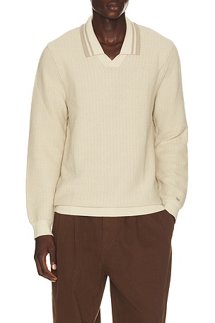 Back Nine Knit Polo Rhone