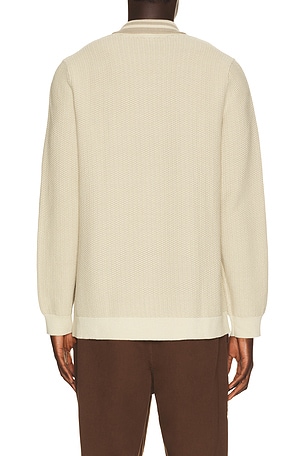 Rhone Back Nene Knit Polo en Marron
