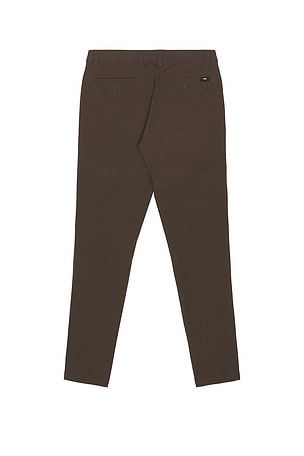 Rhone Slim Fit Nomad Tech Chino Pants in Brown. Size 36. Also