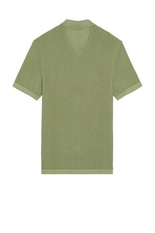 Rhone Coastal Johnny Collar Polo in Sage
